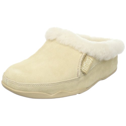  FitFlop Womens Ultra Lounge Clog, Natural, 8 M US