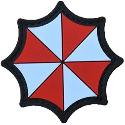 8 pieces set Biohazard / Resident Evil Umbrella Corporation PVC patch type A L921 by Namiki Trading