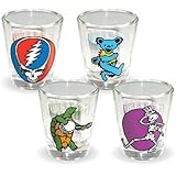 グレイトフル・デッド グラフィック ショットグラス 4-パック