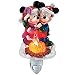 Mickey & Minnie Mouse Campfire Christmas Nightlight