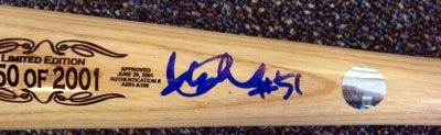 Ichiro Suzuki Autographed/Hand Signed Heavy Hitter 2001 All Star Bat Holo