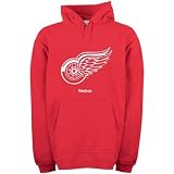 Detroit Red Wings Reebok Embroidered Logo Hooded Sweatshirt (X-Large)