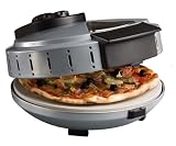 Produkt-Bild: Pizzaofen / Steinbackofen mit Sichtfenster, rotierender Backfl&auml;che und doppeltem Heizelement - italienische Marke!