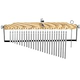 Tycoon Percussion Master Grand Series Bar Chimes - 25 Chrome On Ash Wood Bar