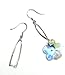 2 pcs Rhodium .925 Sterling Silver Earring Earwire Pinch Bail Clasp 5.5mm x 27.5mm/Findings/Bright