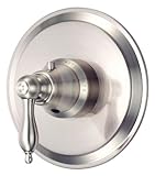 IMAGE OF Danze D562040BNT Fairmont Single Handle 3/4-Inch Thermostatic Shower Valve Trim Kit, Brushed Nickel (Valve Not Included)
