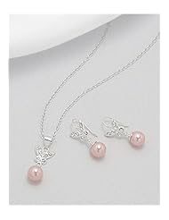 Jewelry set Earrings In 92.5 Sterling Silver