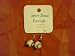 Ceramic Softball Earrings
