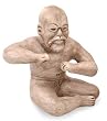 Ceramic figurine, 'Olmec Wrestler'