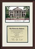 IMAGE OF College of Charleston Scholar Scholar Mahogany Framed Lithograph w/Diploma Opening