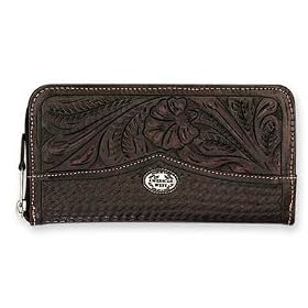 American West Ladies' Zip-Around Western Wallet Assorted Colors and Styles by Western Style Wallets