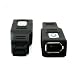 FireWire 400 to 800 Adapter by XO® – 6 pin (female) port to 9 pin (male) FW 800 Connector ** Ultra Compact ** – Black