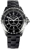 Chanel J12 Black Ceramic Automatic Midsize Unisex Watch H0685 41ertQLfA5L. SL160 Chanel J12 Black Ceramic Automatic Midsize Unisex Watch H0685
