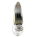 ElegantPark EP2015-PF Women's Closed Toe Platform High Heels Pumps Rhinestones Buckles Satin Evening Bridal Wedding Shoes
