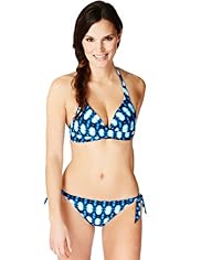Spotted Tie Dye Bikini Top