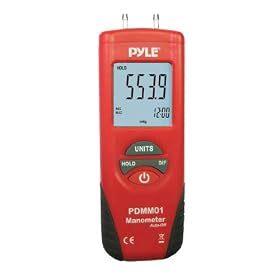 PYLE Meters PDMM01 Digital Manometer with 11 Units of Measure