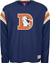 Denver Broncos Blue Classic Logo Long Sleeve Crew Shirt