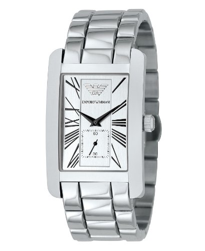 Emporio Armani Men's AR0145 Classic Stainless Steel Roman Numeral Dial Watch