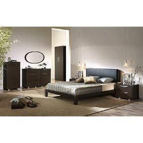 611 Madrid Queen Size Platform Bed 611 Madrid Bedroom Collection