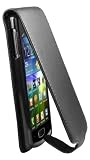 mumbi Premium Ledertasche Flip Case für Samsung Wave 3 S8600