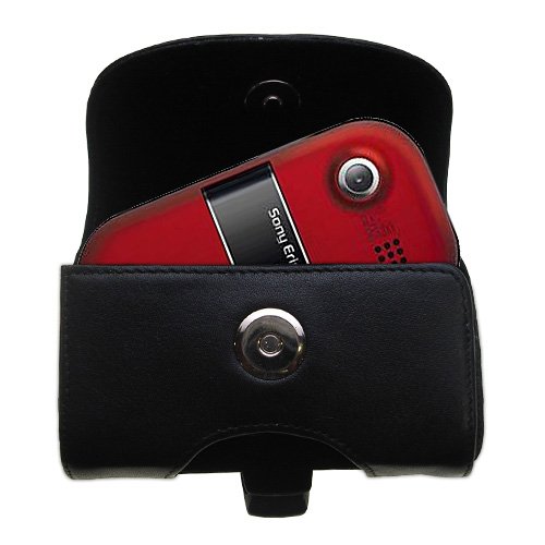 Horizontal Leather Case with Belt Clip/Loop for the Sony Ericsson z320a