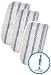 from Vivo 3 Pack Washable Microfibre Replacement Steam Mop Cleaner Cleaning Pad for Black & Decker FSMP20 / FSM1600 / FSM1500