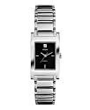 GUESS Women's Black Dial Diamond Marker Watch