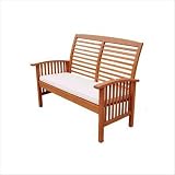 Unique Arts FSC Eucalyptus 2 Seater Bench