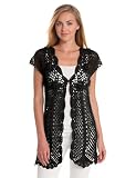 Pure Handknit Womens Vintage Crochet Vest