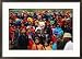 Crowd of Women and Children at Shin Pyu Festival, Heho, Shan State, Myanmar (Burma) Framed Photographic Poster Print by Bernard Napthine, 29x21