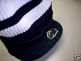 MINNESOTA WILD Stripes Billed Visor Knit Hat Beanie