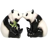 IMAGE OF Westland Giftware Mwah Magnetic Pandas Salt and Pepper Shaker Set, 2-3/4-Inch