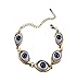 CA Mode Women's Boho Style Eyes Eyeballs Retro Bracelet