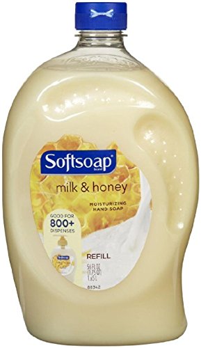 Softsoap Moisturizing Hand Soap, Milk and Honey, 56 Ounce Refill