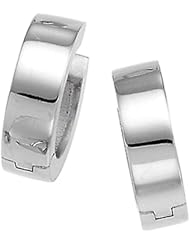 Platinum Hoop Earrings -- LIFETIME WARRANTY