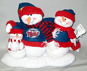 Minnesota Twins Table Top Snow Family