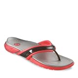 Crocs pRepair Flip Unisex Footwear, Size: 11 D(M) US Mens, Color: Red/Black