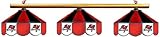 Tampa Bay Buccaneers Pool Table Light - Stained Glass Shades
