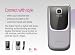 LATEST Small Cute Nokia 7020 Unlocked SILVER Flip Mobile Phone Touch Effect - Sim Free
