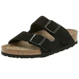  : Birkenstock Arizona Soft Footbed Sandal,Black,45 Narrow EU