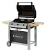 Aurora 3 Burner Hooded BBQ - Sleek traditionally designed feature packed hooded BBQ to include integral piezo ignition, porcelain enamelled cooking grill & griddle. Easy clean food prep area.