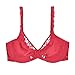 La Isla Women's Full Coverage Elegant Embroidered Minimizer Bra