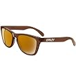 Oakley Frogskins Men's Polarized Lifestyle Fashion Sunglasses - Polished Rootbeer/Bronze
