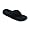 ACORN Women's New Spa Thong Slipper,Black,X-Large (US Women's 9.5-10.5 M)