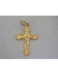14k Small Crucifix Pendant