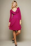 The Olian Rayon Knit Ruffle Neck Dress