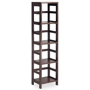 Narrow 4 Section Storage Shelf by Furniture