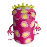 ALEX Kids Pink Silly Sally Monster Collapsible Decorative Storage Hamper