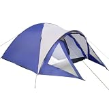 Cox Swain Zelt St. Helens 3 - 3 Personen Kuppel Zelt - 3,25 x 2,20 x 1,30 Meter, Farbe: Dark Blue/Grey