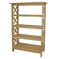 X - Sided 4 Tier Bookcase
